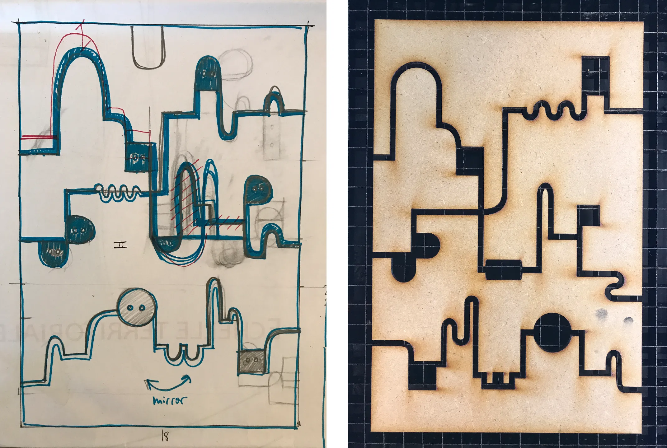 First sketches and prototype